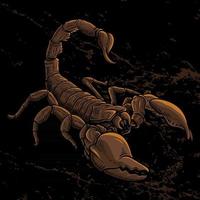 illustration scorpion,premium vector