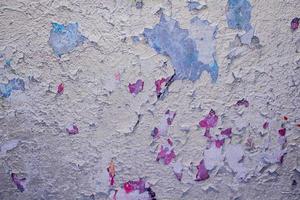 Wall with old peeling stucco photo