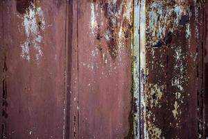 The texture of the old rusty metal. photo