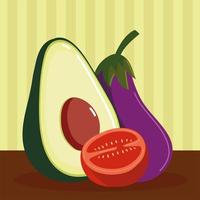 vegetables, healthy food vector