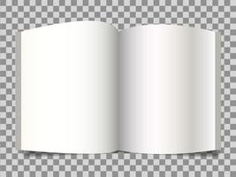 corporate identity branding mockup, mockup with book open vector