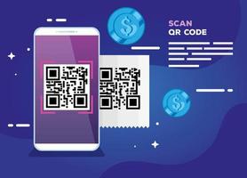 scan code qr with smartphone
