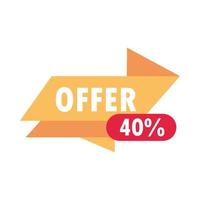 sale offer discount special banner over white background vector