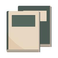 books academic learning study and knowledge vector