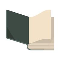 open book reading library educational or learning vector