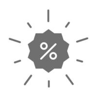 insignia de comercio de descuento de venta de compras en icono de estilo de silueta vector