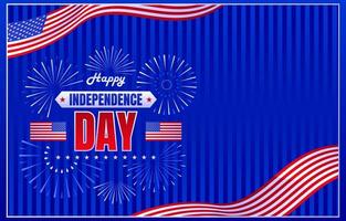 USA Independence Day Background vector