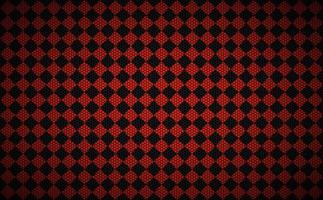 Red abstract squares background with metal hexagonal mesh. The look of stainless steel. Vector illustration