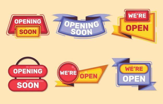 Opening Business Badge Collections