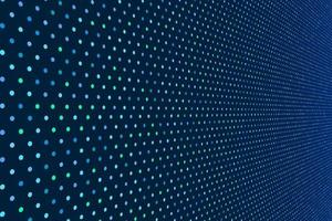 Abstract pattern dotted light green blue color perspective on dark background. Modern speed geometric shape. You can use for cover, poster, banner web, flyer, Landing page, Print ad. Vector illustration