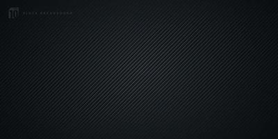 Striped lines diagonal pattern on black background and texture. Abstract dark pattern banner design. You can use for cover template, poster, banner web, flyer, Landing page, Print ad. Vector illustration