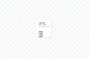 Abstract white and grey geometric background. Luxury square pattern silver color. Simple and minimal design. Vector illustration