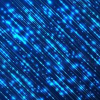 Futuristic tech blue magic particles lines sparkling glitter on dark abstract background. You can use for cover template, poster, banner web, flyer, Landing page, Print ad. Vector illustration