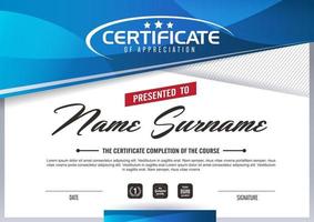 certificate of achievement border template vector