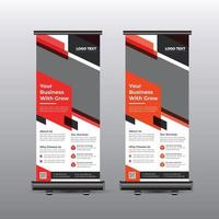 Corporate Business Roll Up Banner Template vector