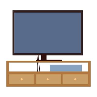 modern tv vector