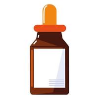 medicine bottle dropper vector