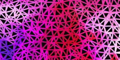 Dark purple pink vector triangle mosaic template