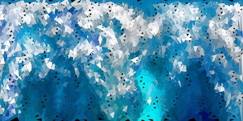 Dark blue green vector abstract triangle backdrop