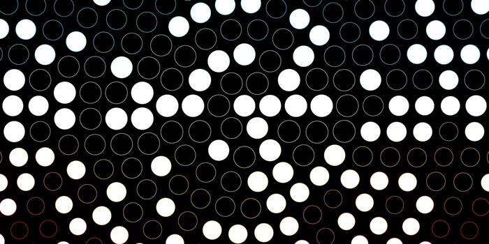 Dark Blue Yellow vector pattern with spheres Modern abstract illustration with colorful circle shapes Pattern for websites