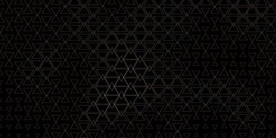 Dark Green Yellow vector pattern with polygonal style Decorative design in abstract style with triangles Template for landing pages