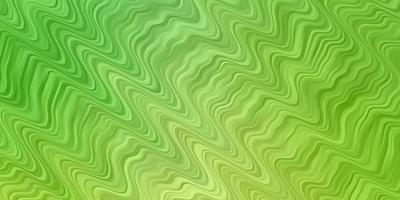 textura de vector amarillo verde oscuro con curvas ilustración abstracta con patrón de líneas de degradado bandy para folletos de negocios folletos