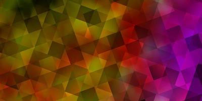 Light Multicolor vector layout with rectangles triangles