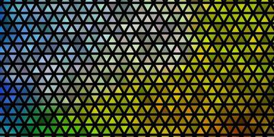 Light Multicolor vector backdrop with lines triangles