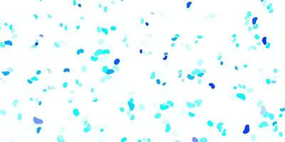 Light blue vector template with abstract forms