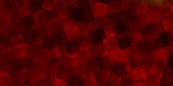 Fondo de vector naranja claro con triángulos