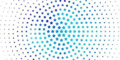 Light Pink Blue vector background with colorful stars Shining colorful illustration with small and big stars Design for your business promotion