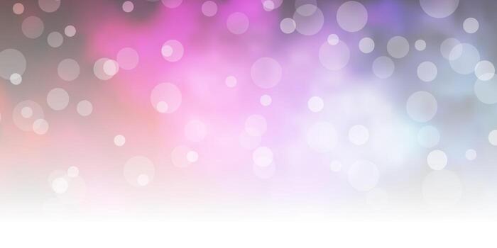 Dark Pink Green vector pattern with circles Illustration with set of shining colorful abstract spheres Pattern for booklets leaflets