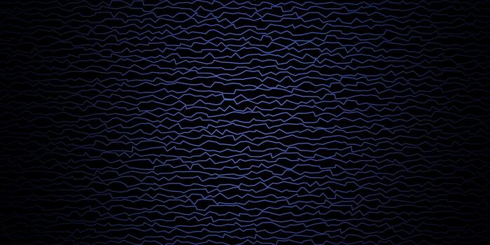 Dark Purple vector pattern with curved lines Abstract illustration with bandy gradient lines Design for your business promotion