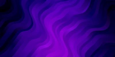 telón de fondo de vector de color púrpura claro con curvas ilustración colorida con líneas curvas diseño inteligente para sus promociones