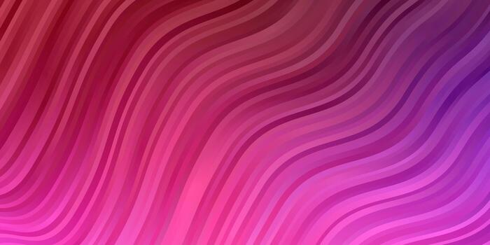 Dark Purple Pink vector background with curves Illustration in abstract style with gradient curved Pattern for websites landing pages