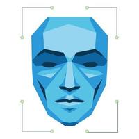 scan person face vector