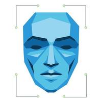 scan person face vector