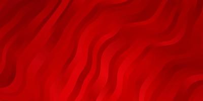 Textura de vector rojo claro con ilustración de líneas torcidas en estilo abstracto con diseño inteligente curvado degradado para sus promociones