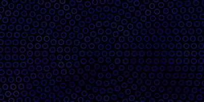Dark BLUE vector backdrop with circles Colorful illustration with gradient dots in nature style Pattern for websites landing pages