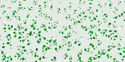 Light green vector background with random forms