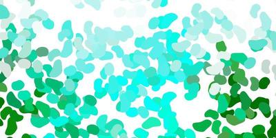 Light green vector template with abstract forms