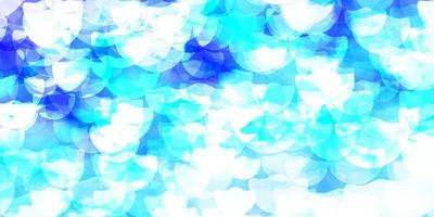 Light BLUE vector pattern with spheres