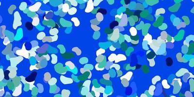 Light blue vector backdrop with chaotic shapes