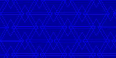 diseño de vector azul claro con líneas triángulos ilustración abstracta moderna con plantilla de triángulos de colores para fondos de pantalla