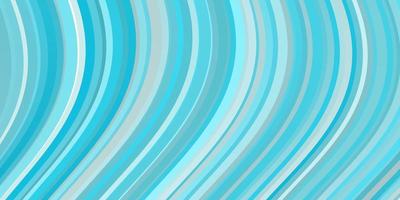 Light BLUE vector background with bows Colorful illustration with curved lines Smart design for your promotions