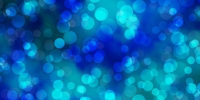 Light BLUE vector background with spots Colorful illustration with gradient dots in nature style Design for your commercials