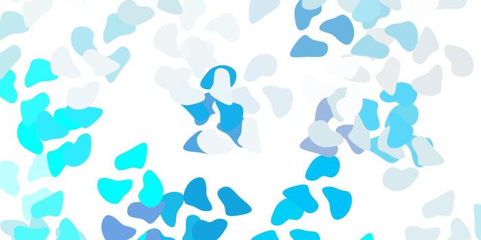 Light blue vector background with random forms