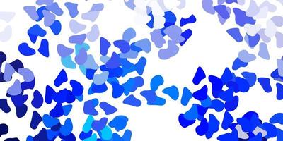 Light blue vector template with abstract forms