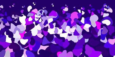 Light purple vector template with abstract forms