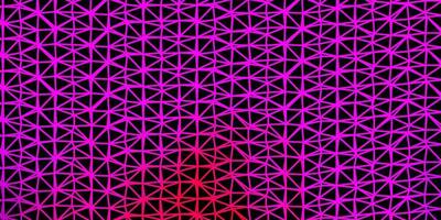 Light purple pink vector triangle mosaic backdrop